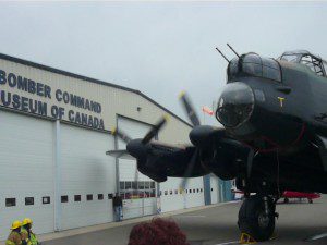 Lancaster in front of Bomber Command Museum of Canada in Nanton, Alberta.