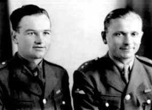 Czech-born commandos Jan Kubic and Jozef Gabcik trained in Britain for the daring assassination of Reinhard Heydrich in May 1942.