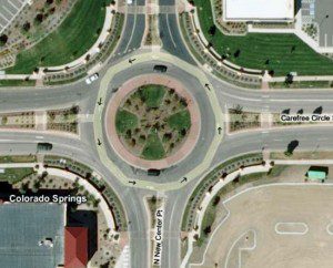 Colorado Springs, Colorado, has fallen in love with the roundabout...
