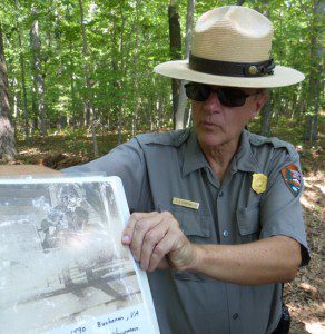 National Park Service interpreter Richard Champman Jr. remembers his great grandfather, Civil War soldier James Chapman.