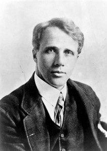 Poet Robert Frost about the time he wrote "The Road Not Taken."