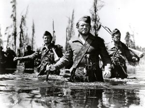 Spencer Tracey as Maj. Robert Rogers in 1940 movie "Northwest Passage."