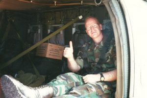Flight Surgeon Dane Harden deployed to Slovenia, 1999-2000.