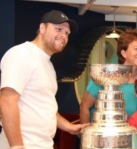 Phil Kessel had no intentions of promoting his visit to Toronto Sick Kids Hospital with the Stanley Cup, but hospital staff tweeted out pictures and praise.